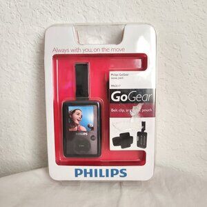 Philips Go Gear Move Pack PAC017 Belt Clip Armband Silicon Pouch NIP NRFB